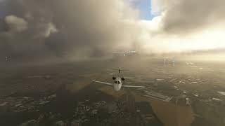 Fs2020 Back To Innsbruck From Paris with Hard Rain And Snow At Landing