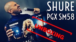 SHURE PGX SM58 Digital Wireless Handheld Microphone UnBoxing Review