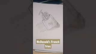 Drawing of McDonald's fries