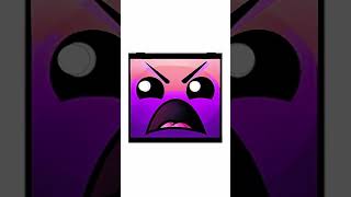 ALL GEOMETRY DASH Difficulty Faces BUT THEY SQUARE #shorts #geometrydash  #fireinthehole