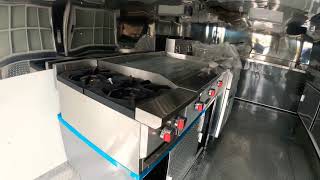 2020 Food Trailer 8x18 small Test Run of burners and Griddle!