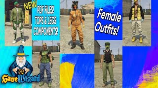 NEW FILES! FEMALE SAVE WIZARD MODDED OUTFITS IN GTA ONLINE! *TUTORIAL* #moddedoutfits