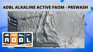 Testing ADBL Alkaline Snow Foam.