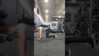 Weighted Bear Crawl Hip Extension