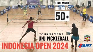 FINAL MIX DOUBLES 50+ | Edi|Susilawati vs IGN Alit|Novi | UNJ PICKLEBALL INDONESIA OPEN 2024