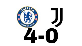 Chelsea Juventus 4-0. Che vergogna