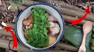 COOKING in THE FOREST Part 1  #sukabumibushcraft #likeearthbushcraft