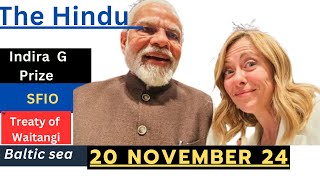 20 November 2024 The Hindu Newspaper Analysis