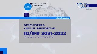 Ceremonia de deschidere a anului universitar ID IFR 2021 2022