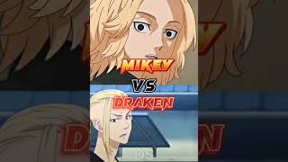 Mikey vs Draken || Who is Strongest 🤔|| #anime #tokyorevengers #shorts