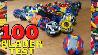 The 100 BLADER TEST in LEGO! (Part 1)