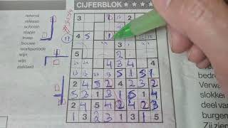 Thursday Bonus Extra edition (#9594) Tectonic01 Sudoku puzzle 11-14-2024 Extra part 4 of 4