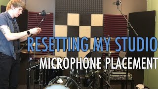 Resetting my Studio! Microphone Placement