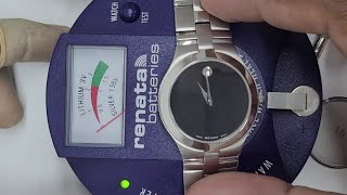 How To Change Battery a MOVADO Swiss Made Watch