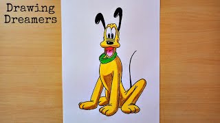 How to Draw Pluto || Mickey Mouse || Disney