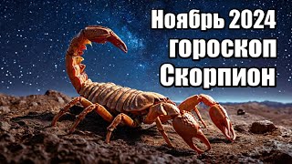 Гороскоп для Скорпионов на ноябрь 2024.