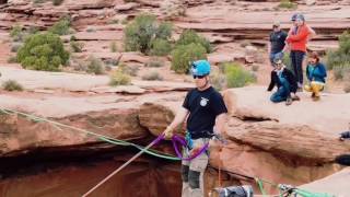 Barrel roll into the worlds coolest canyon rope swing