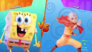 Nickelodeon All-Star Brawl: Team Spongebob vs Team Avatar