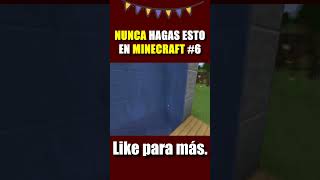 Cosas que NUNCA Deberías Hacer en Minecraft: Cultivar desde el suelo la caña de azúcar.