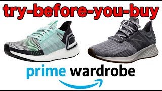 Amazon Prime Wardrobe 2019 5 pairs of sneakers Try-before-you-buy