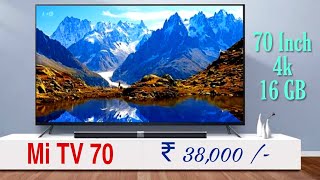 HINDI | Mi TV 70🔥 | Mi 4k TV 70 Inch Review, Price, Expected Launch Date, Specifications🔥🔥