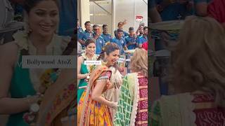 #shilpashetty Dance With Sister At Ganpati visarjan 2024