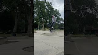 One Handed X Up BMX