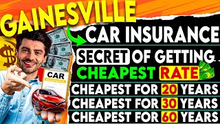 Only $62/M Cheapest Car Insurance in Gainesville 🎯