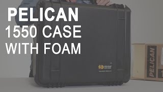 Pelican 1550 Case with Foam (Black)