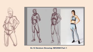 Gr.12 Gesture Drawing: Review Part 01