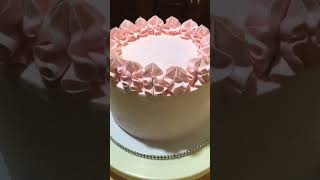 PART 4 | Frosting and Decorating Cake| Strawberry Cream Layer Cake #18thbirthdaycake #sallyskitchen