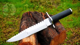 Making a RAMBO Knife From JUNK