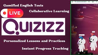 Enjoy Practicing English with Quizizz. A Live demo how to access free tests and Lessons.