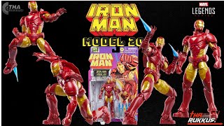 Marvel Legends Iron Man Model 20 Iron Man Retro Wave Action Figure Review