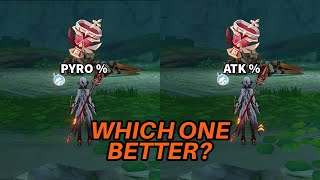 C0 Arlecchino Pyro vs Atk% Goblet Comparison, Which one Better?