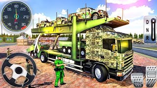 Army Vehicle Transport 3D - US Airplane Vehicle Transporter Truck Driving - Android GamePlay