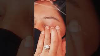 eyebrow threading#shortsvideo #divya #miss beauti#tredding #shorts