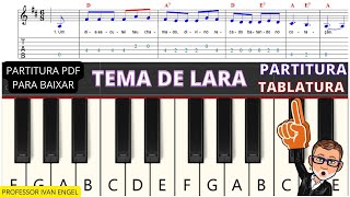 TEMA DE LARA PARTITURA