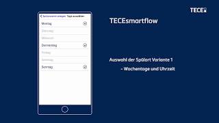 TECEsmartflow – Tutorial zur Einstellung der Hygienespülung per App