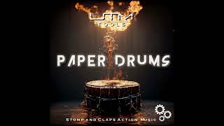 ULTIMA TRAILER MUSIC - PAPER DRUMS (Cinematic percussion stomp and claps drums music for media)