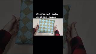 How to cut and sew the sofa cushion cover inside the channel #short