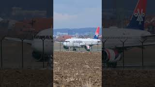 #airserbia #a320 #moscow #belgradeairport #departure #planespotting #atc