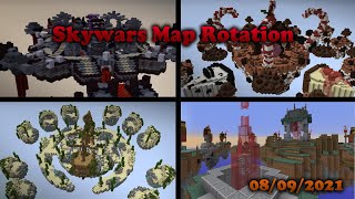 August 09, 2021 Hypixel Skywars Map Rotation