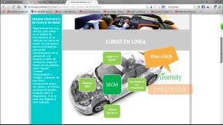 Cómo acceder al curso online Sistema de Control Electrónico de Motor