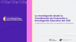 Terceras Jornadas de Investigación  | 1° Encuentro