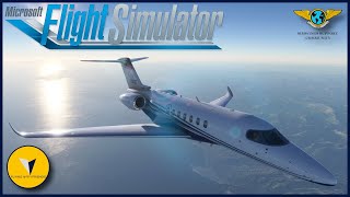 MSFS 2020 Flying into Lugano |  LFTF ✈ LSZA - Cessna Citation Longitude