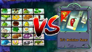 PLANTS vs ALL Zombies | Raining Seeds MINIGAME