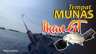 Mancing pake microjig di spot MUNAS-nya ikan GT