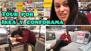 Tour por ikea y Conforama, Viendo muebles para nuestro piso nuevo | Hanan