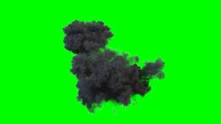 Green screen explosion